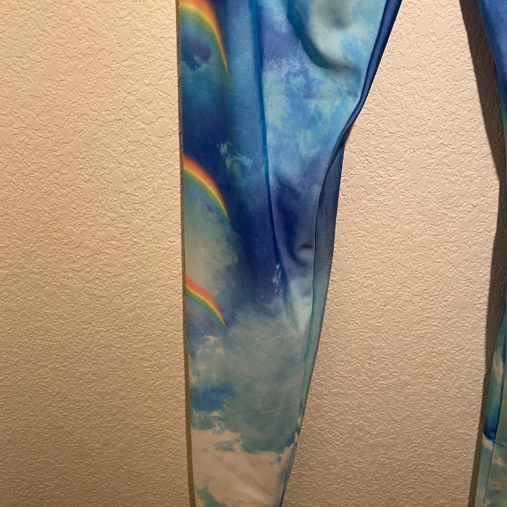 Onzie Rainbow Cloud High Basic Midi Legging Nwot - image 5